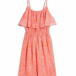 Lilly Pulitzer Target Orange Flounce Dress Large